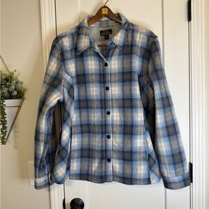 Noble Outfitters Plaid Snap Front Jacket